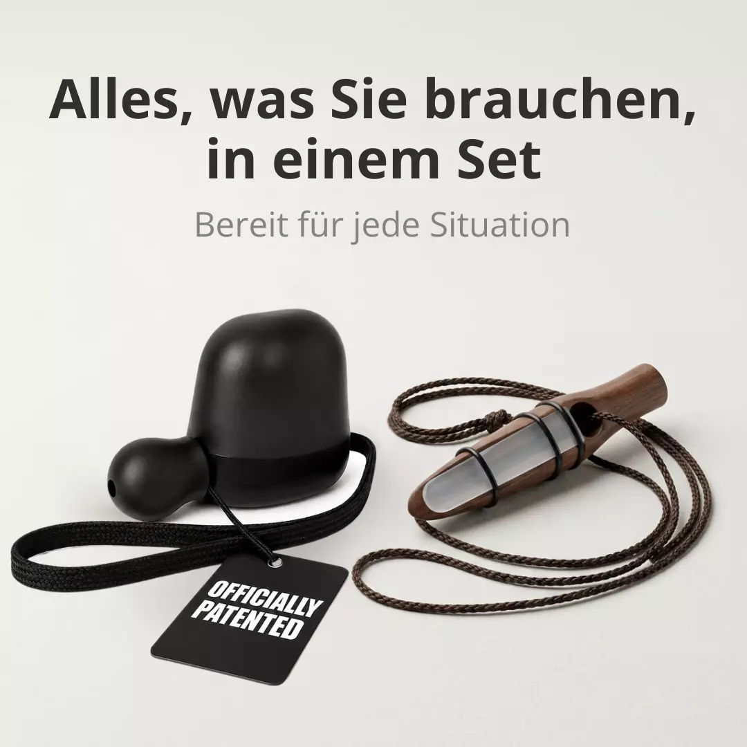 Buttolo Rehblatter Set mit Handblatter und Mundblatter