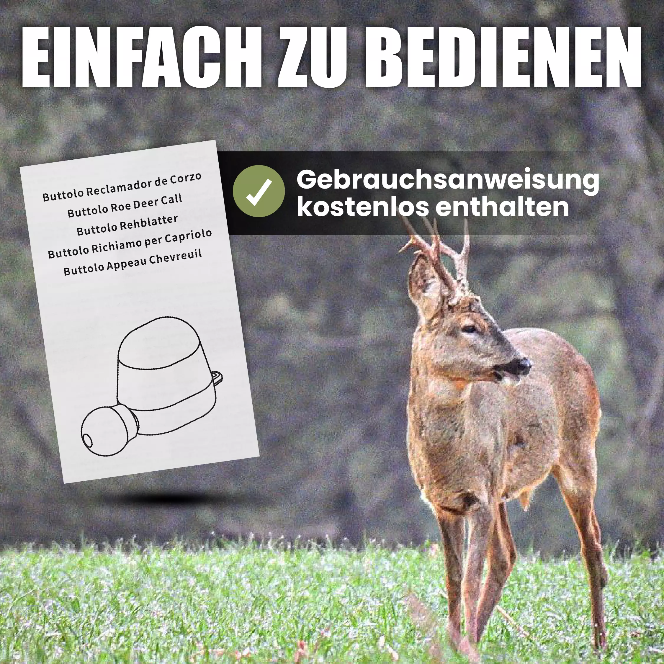 Original Buttolo Rehblatter – einfache Anwendung für Einsteiger und Profis